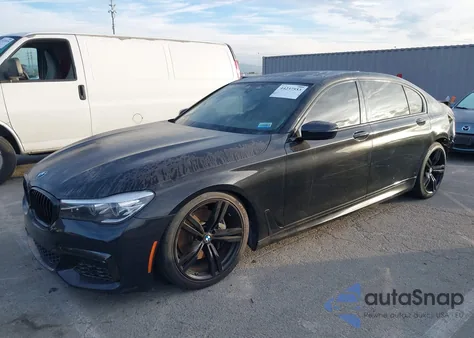 2019 BMW 740I из США, поврежденный, VIN WBA7E2C50KB454353